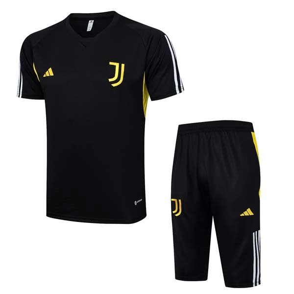 Camiseta Entrenamiento Juventus Conjunto Completo 2023/2024 Negro